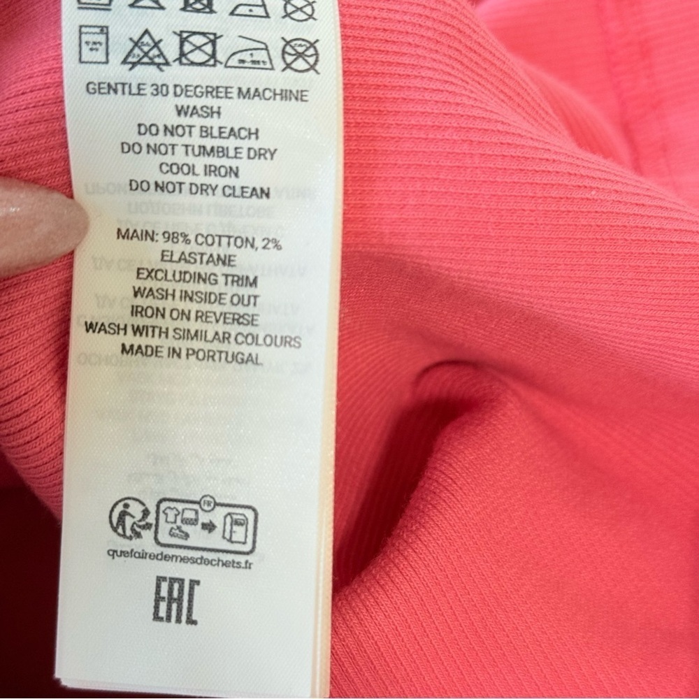 Jw Anderson Logo Embroidered Knit Top In Bubblegum Size: Large - Picture 7 of 10